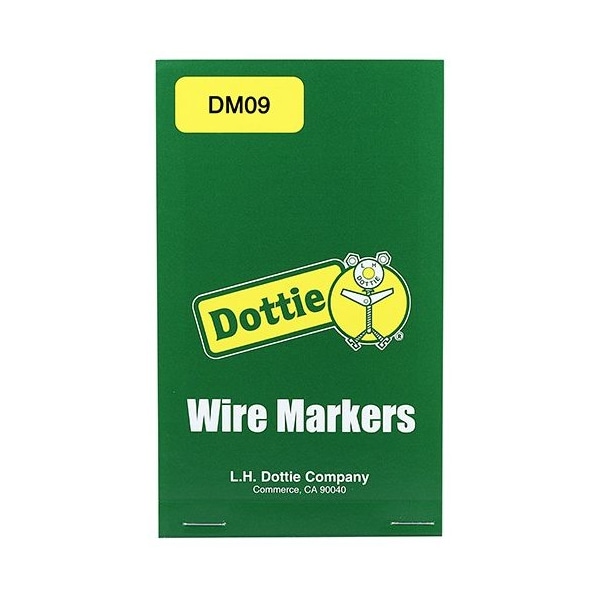L.H. Dottie Vinyl Cloth Wire Marker Book (0-9)